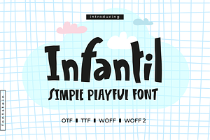 INFANTIL | Cute hand drawn font