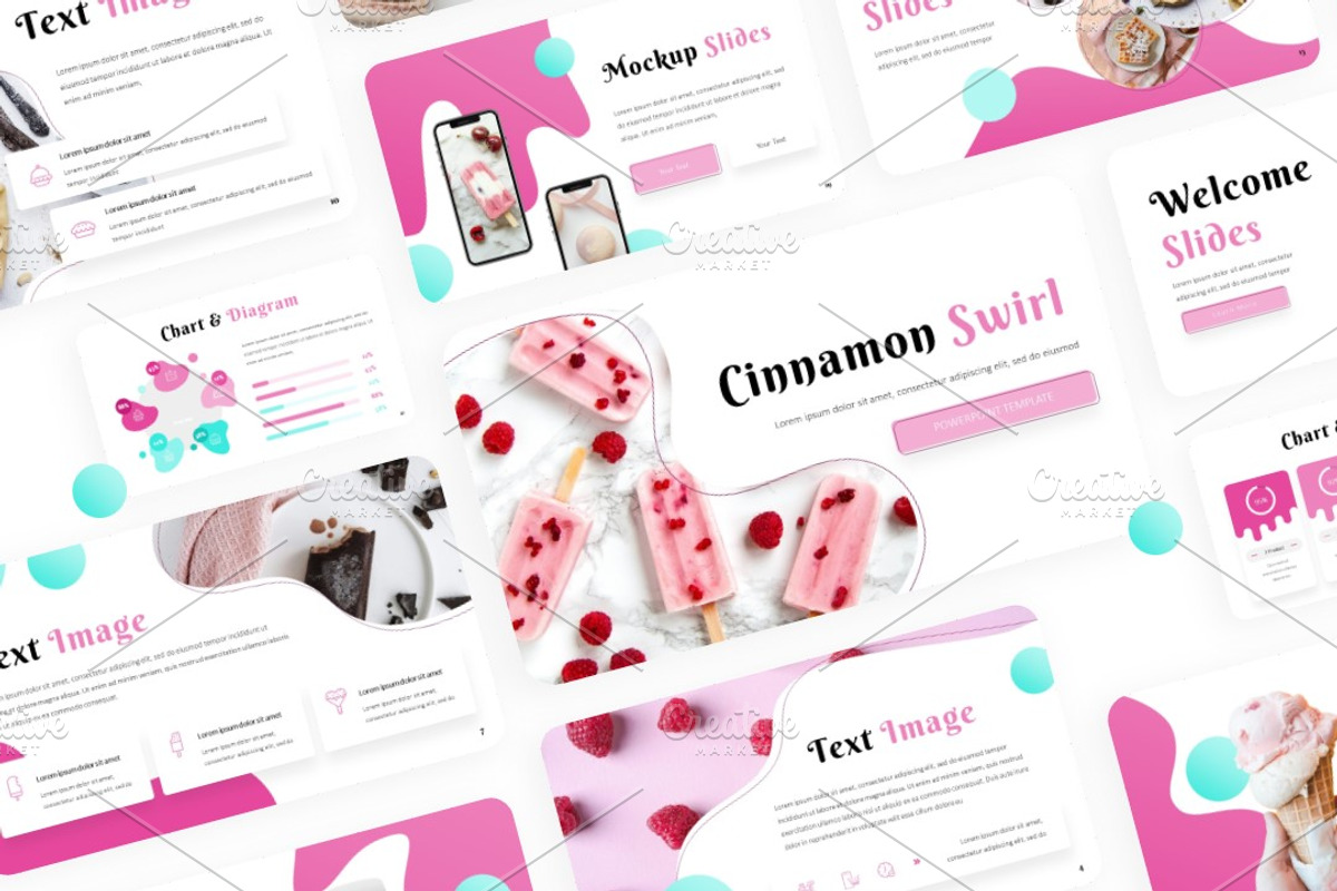 Cinnamon Swirl Presentation, a Presentation Template by Interpitch (Photo 1 of 8)