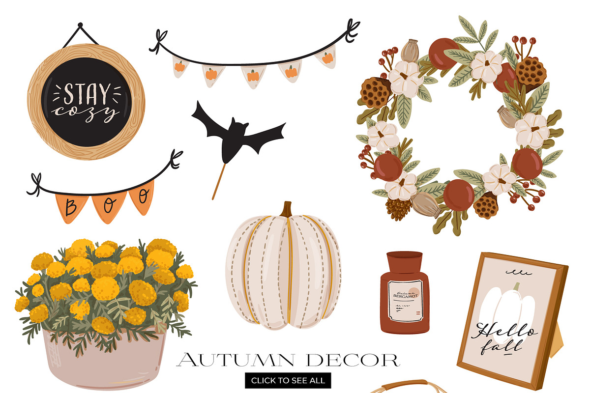 Magic Autumn, Cozy Fall Mood, an Illustration by Ruslana Lubenets (Photo 7 of 19)