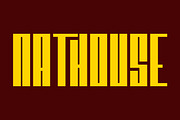 Nathouse Condensed Strong Font, a Sans Serif Font by Artiveko (Thumbnail 1 of 8)