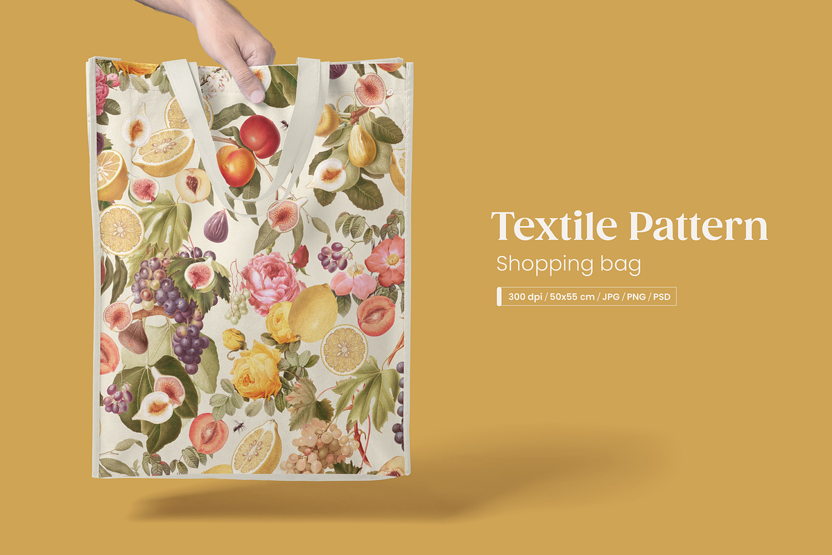 Summer Vintage Fruit Pattern, a Pattern Graphic by Yello_illustration (Photo 7 of 16)
