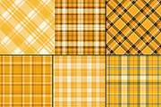 Seamless Yellow Plaid Pattern, a Pattern Graphic by SVGArt (Thumbnail 2 of 5)
