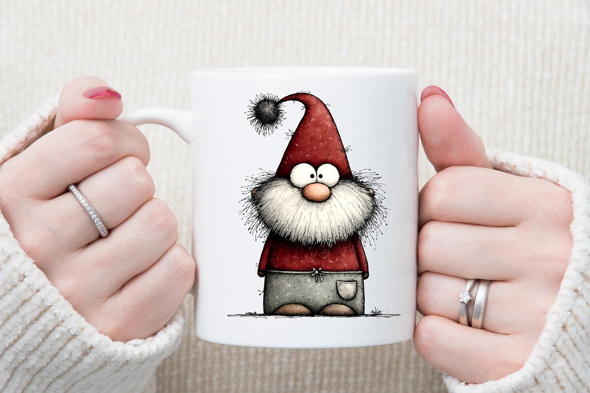 Whimsical Christmas Gnomes Clipart, an Illustration by Sublimation Artist (Photo 5 of 6)