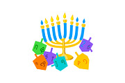 Festive Kwanzaa & Hanukkah Icon Set, an Object Graphic by yasushie (Thumbnail 7 of 16)