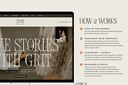 Showit Template for Photographers, a Websites & App Template by Lennox Creative Co. (Thumbnail 5 of 5)