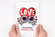 Cute Astronaut couple Valentine day, a Seasonal Illustration by Noey smiley (Thumbnail 4 of 9)