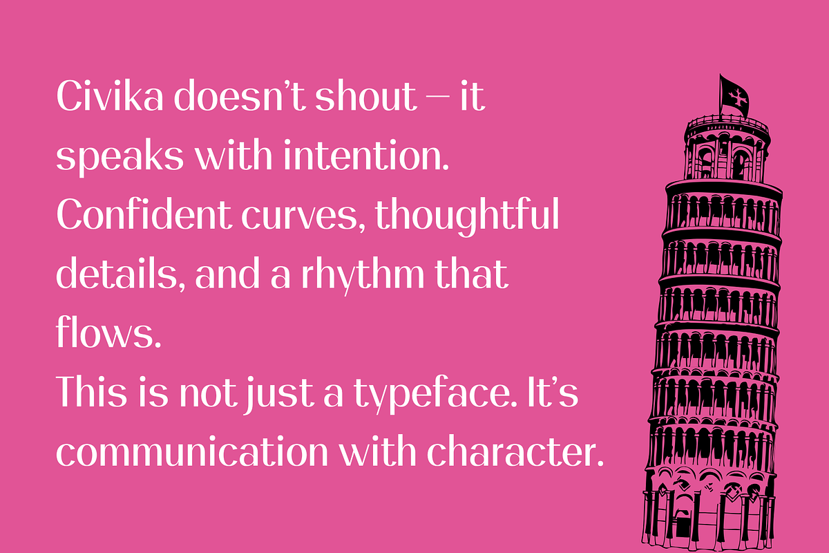 Civika, a Sans Serif Font by BiancaXavier (Photo 4 of 9)
