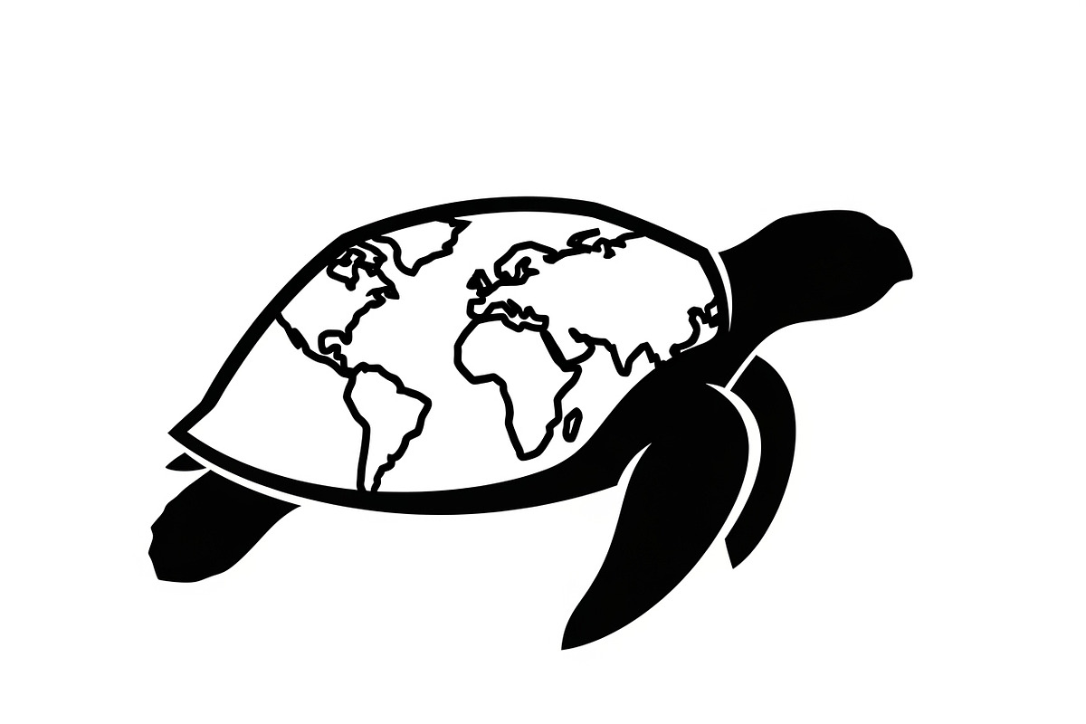 World Map Sea Turtle Bundle, an Illustration by Gaye Art (Photo 31 of 31)