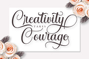 Ernestone Script, a Script Font by Strong.co (Thumbnail 3 of 14)