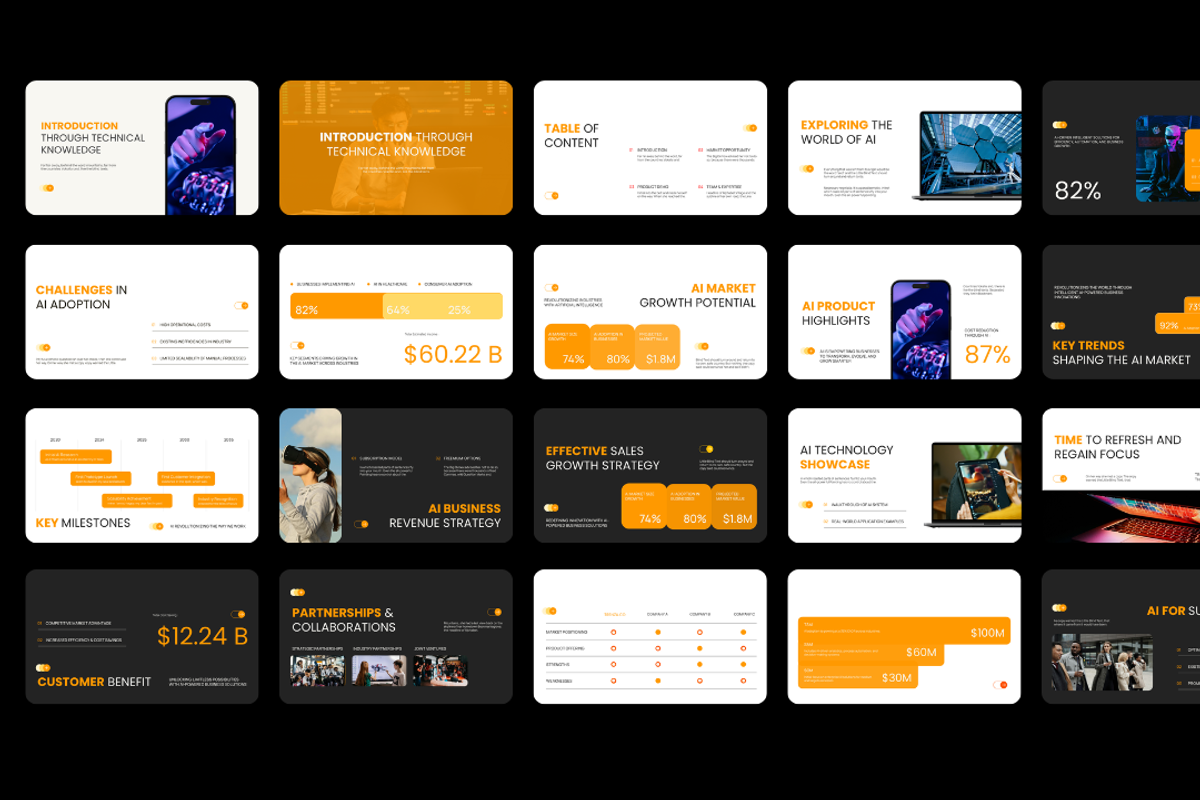 Artificial Intelligence Presentation, a Presentation Template by Hammad Arif (Photo 2 of 3)