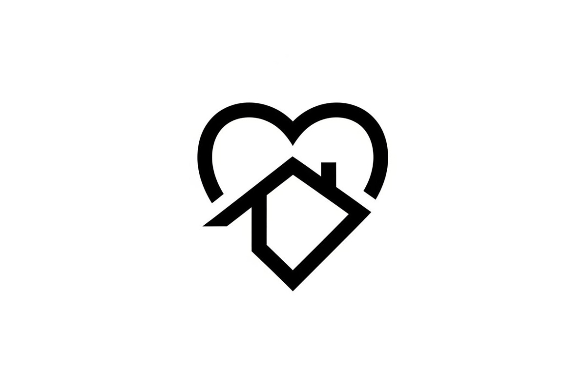 50 Home Love Heart House Icon Set Bu, an Illustration by Gaye Art (Photo 5 of 51)