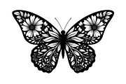 Butterfly Silhouette SVG Bundle, an Illustration by Gaye Art (Thumbnail 16 of 31)