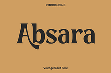 Absara - Vintage Serif Font