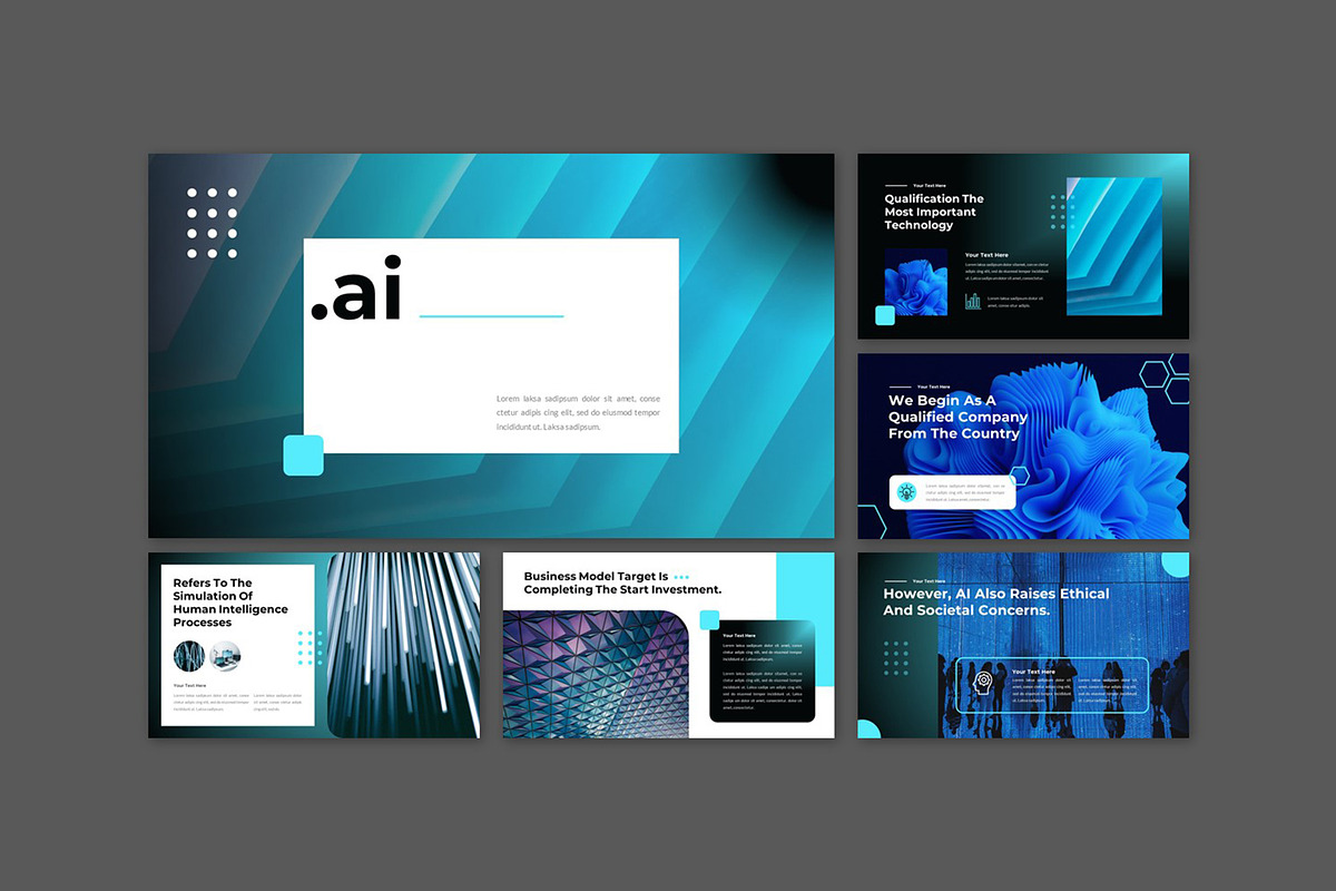 ai Simulation project Google Slides, a Presentation Template by Robs Daily Design (Photo 2 of 6)