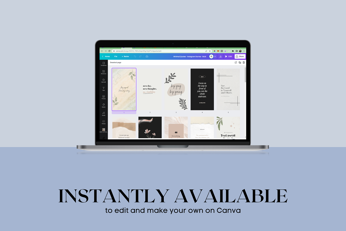 Paper Story Instagram Templates, a Social Media Template by Palm Creatives (Photo 7 of 10)