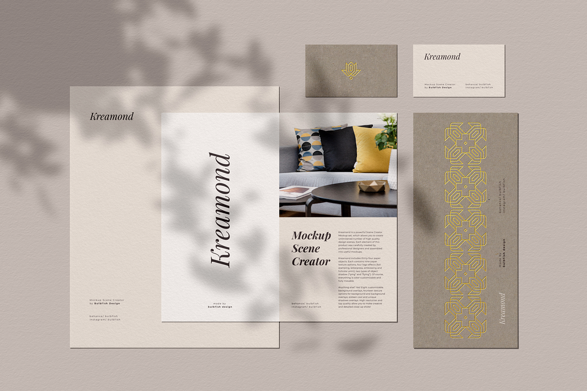 Kreamond - Mockup Scene Creator, a Product Mockup by BULBFISH (Photo 2 of 27)