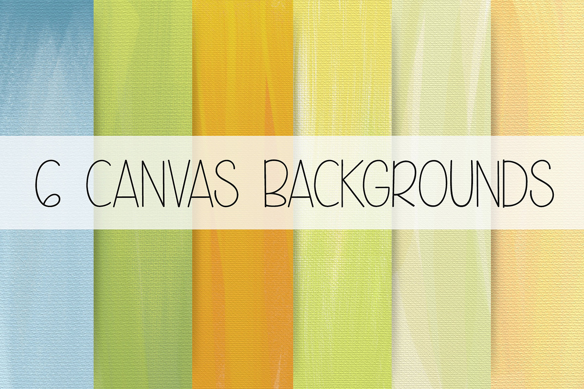 6 Canvas Backgrounds