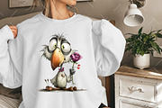 Whimsical Valentine Animals Clipart, an Illustration by OK Design (Thumbnail 5 of 6)