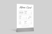 Table Tent Menu Card Mockup, a Product Mockup by graphypix (Thumbnail 4 of 4)