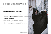 Dark Aesthetic Mobile Presets, a Plug-in Add-On by Filtercrave (Thumbnail 8 of 11)
