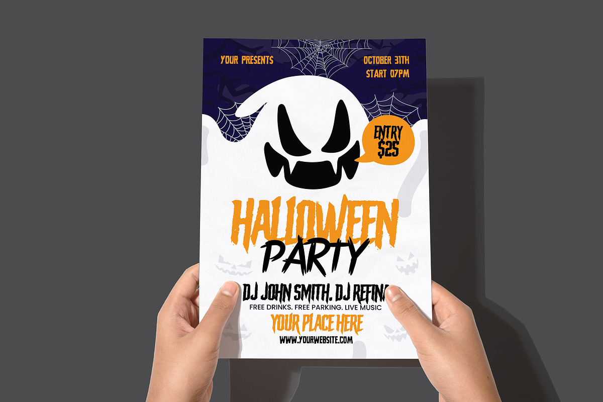 Halloween Flyer, a Flyer Template by Creativestoree (Photo 5 of 5)
