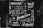 Chalk-drawn Wine Titles & Glasses, a Decorative Illustration by Adiemus (Thumbnail 3 of 6)