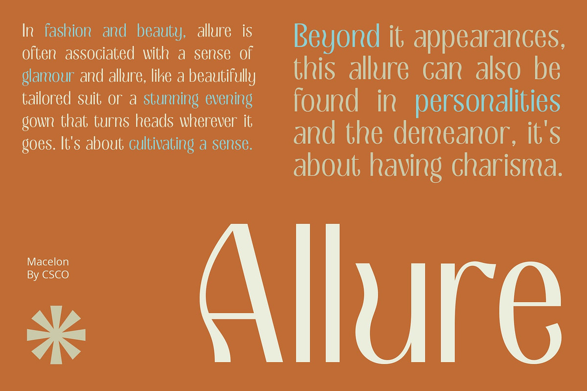 Macelon – Art Noveau Font, a Sans Serif Font by Craft Supply Co. (Photo 2 of 8)