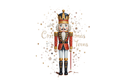 Nutcracker Christmas Sublimation, a Seasonal Illustration by Creative design (Thumbnail 5 of 6)