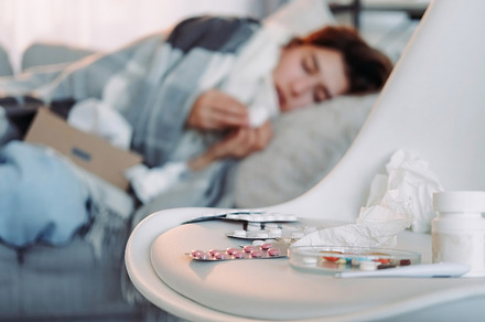 Home medicines healing pills flu treatment girl, a Person Photo by Photo Drive Studio