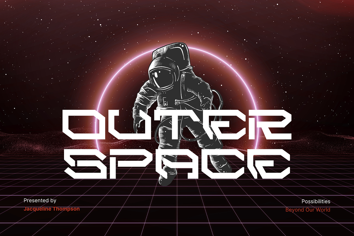 Space Cyber - Modern Futuristic Font, a Sans Serif Font by Nirmana Visual (Photo 9 of 10)