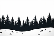 Pine Forest Silhouette Bundle, a Graphic by hafijul (Thumbnail 14 of 16)