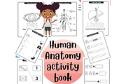 Human Anatomy Coloring Pages, an Education Illustration by Sourcedigi (Thumbnail 1 of 2)