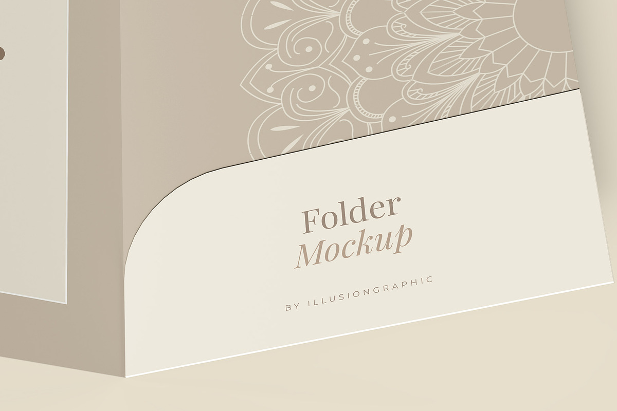 Folder Mockup - 12 Views, a Packaging Mockup by Illusiongraphic (Photo 23 of 28)