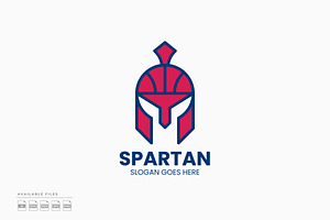Spartan Basketball Logo, a Branding & Logo Template by Zeer Graphic