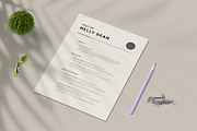 Modern Resume CV Template Design, a Print Template by Design_Slide (Thumbnail 3 of 5)
