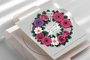 Boho Watercolor Floral Clipart Set, a Decorative Illustration by ForhadGFX (Thumbnail 7 of 12)