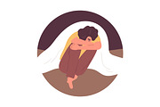 Depression and loneliness concept, a Person Illustration by Good Studio (Thumbnail 3 of 3)