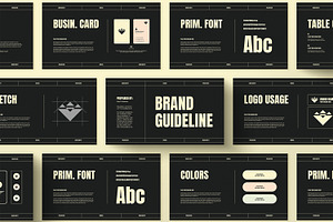 Brand Identity Guidelines Layout, a Presentation Template by ContestDesign