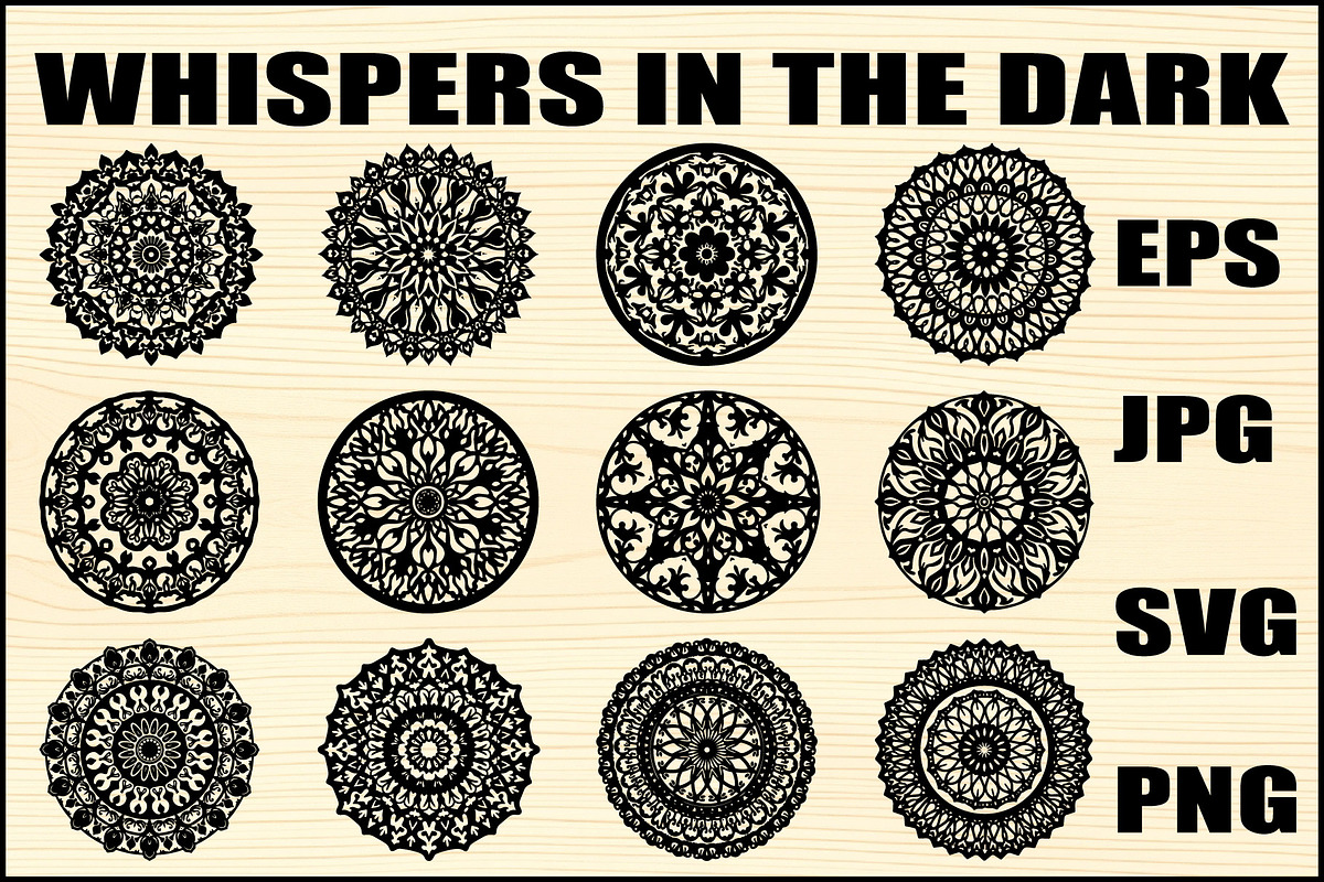 Whispers Mandala Bundle, an Object Graphic by jahid234 (Photo 1 of 9)