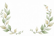 Boho Greenery Wreath & Frame Set, an Illustration by BIPLOB EXPERT (Thumbnail 2 of 6)