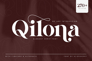 Qilona Elegant Serif Font