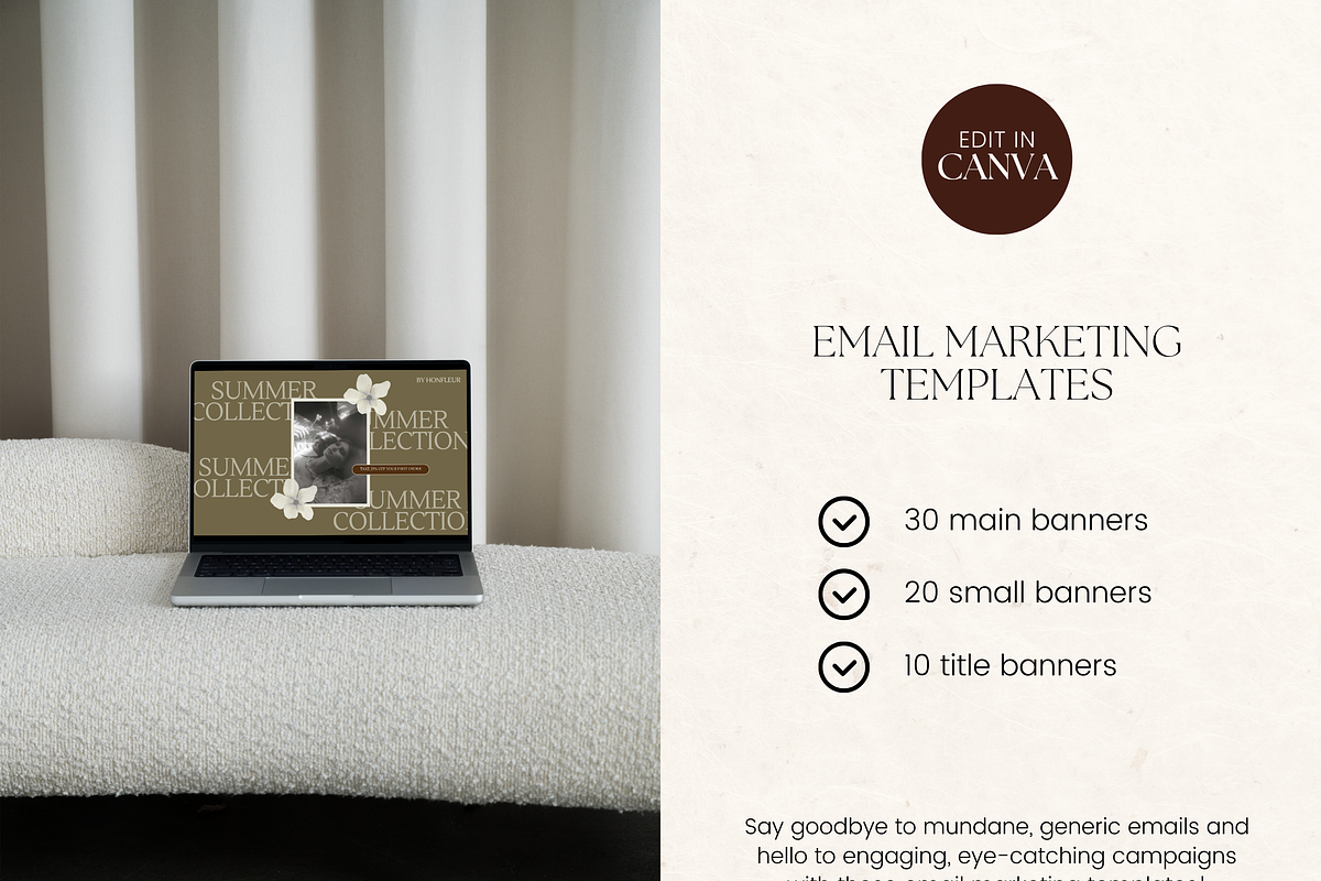 Email Marketing Newsletter Template, an Email Template by Branding Babe Co. (Photo 2 of 10)