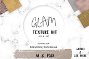 Glitter+Marble+Foil Glam Texture Kit, a Texture Graphic by Design Unique (Thumbnail 1 of 9)