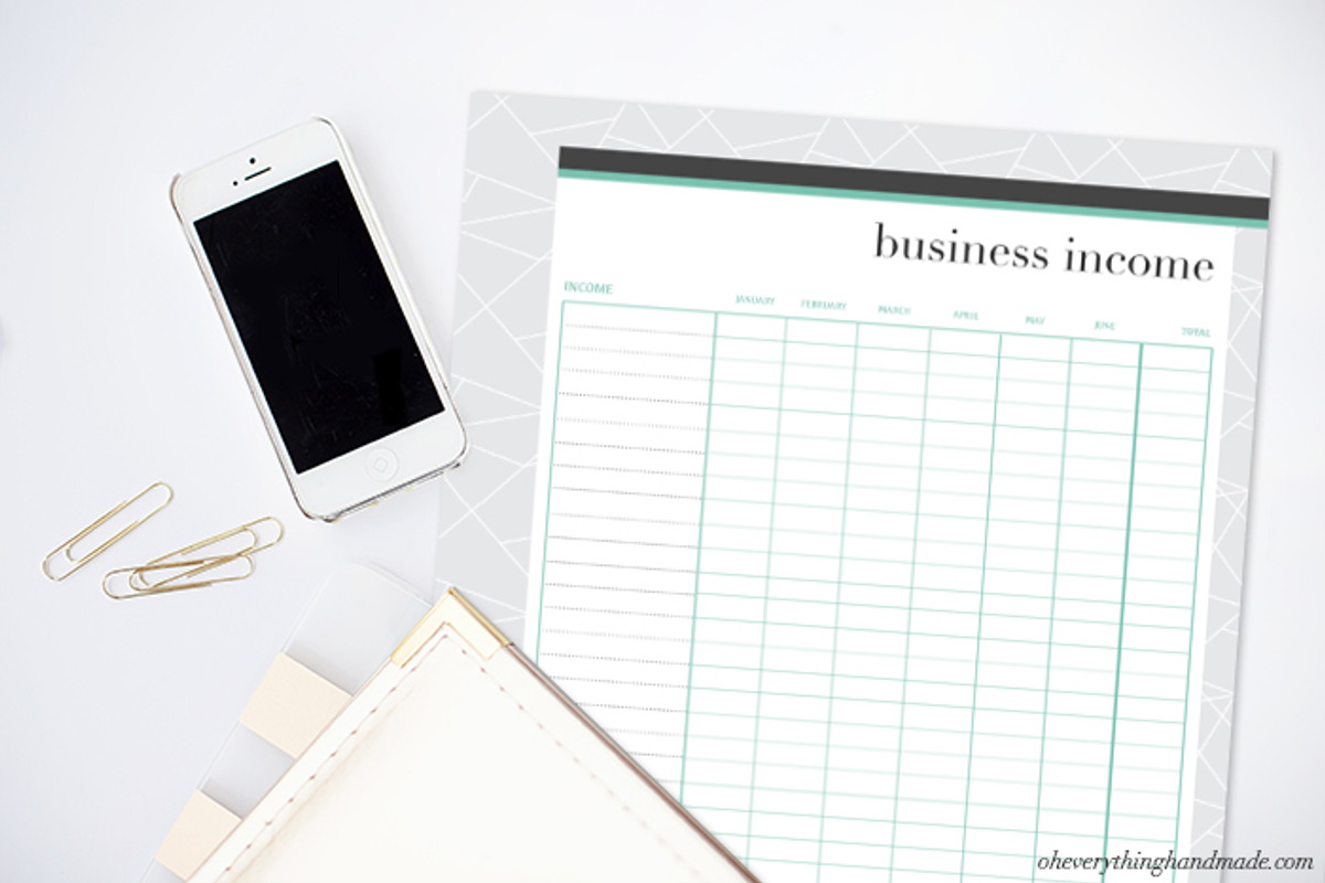 Small Business Tax Kit printable PDF, a Templates & Theme by OhEverythingHandmade (Photo 3 of 6)