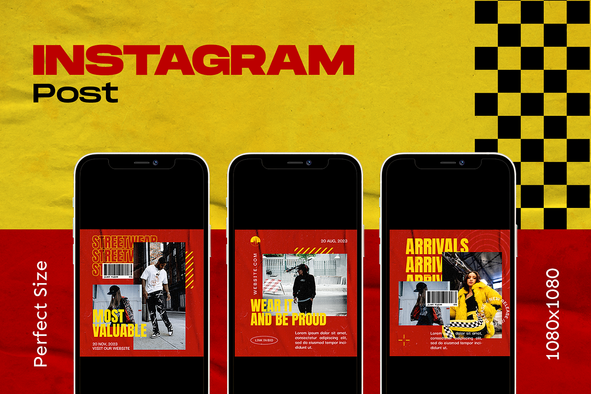 Uniel Fashion Instagram Template, a Social Media Template by Shinra Labs (Photo 2 of 5)