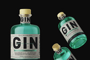 Gin Bottle Mockup, a Product Mockup by HexenDesigns (Thumbnail 2 of 13)