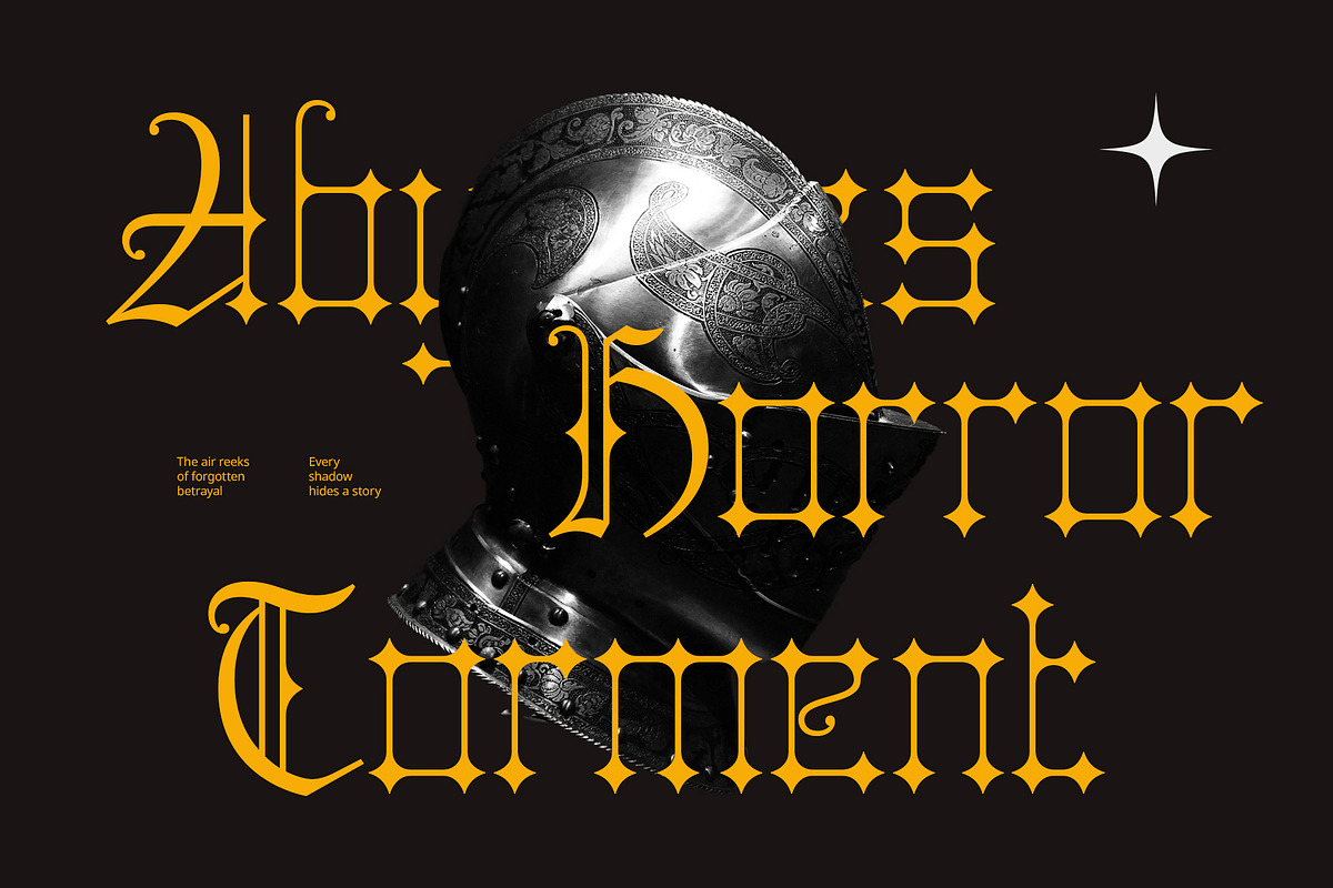 CS Bastille – Blackletter Font, a Blackletter Font by Craft Supply Co. (Photo 7 of 8)