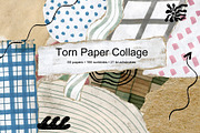 Torn papers clipart., a Texture Graphic by TaPilipa (Thumbnail 1 of 8)