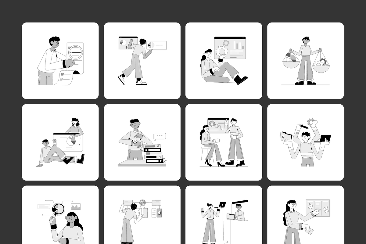 Business & Management Bundle, a Person Illustration by Prosymbols (Photo 8 of 10)