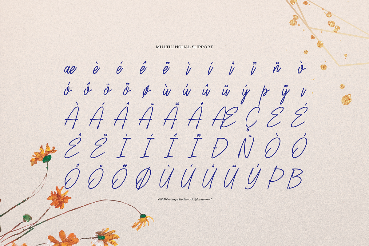 Lingered Amaya | Handwritten Script, a Font by gracetype_studio (Photo 11 of 12)